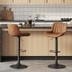 preview thumbnail 50 of 60, Art Leon Adjustable Height Swivel Barstool, Set of 2