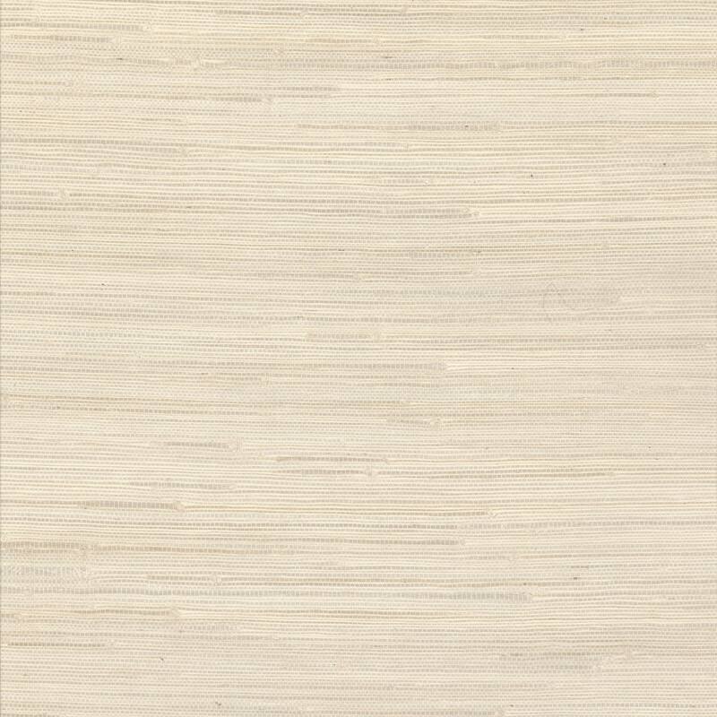 Advantage Kostya Cream Grasscloth Wallpaper - 36in x 288in x 16.025in
