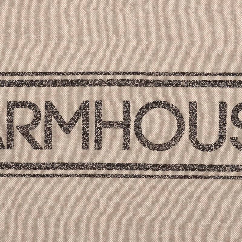 Sawyer Mill Charcoal Farmhouse Placemat Set of 6 12x18 - Placemat 12x18