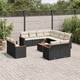 Option Black and cream with table