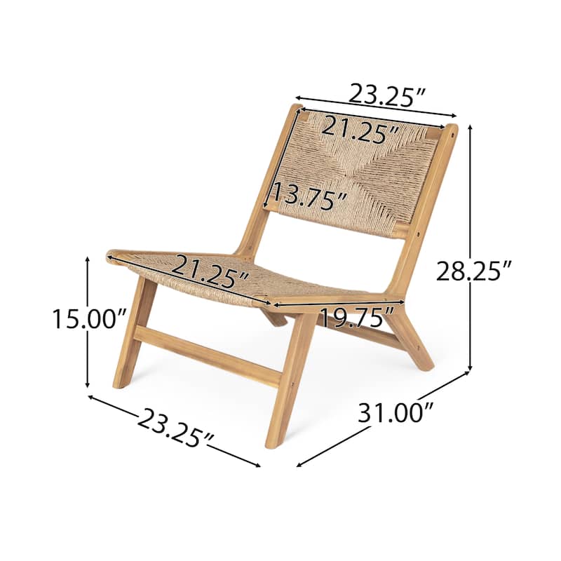 Wicker Chairs Armchair Set of 2 with Wood Frame, Patio Chairs Reading Chair Accent Chair Leisure Chair