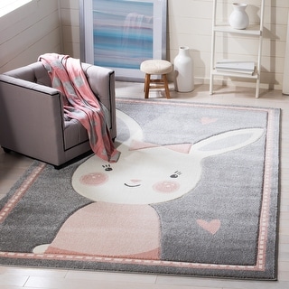 SAFAVIEH Carousel Kids Codrina Bunny Rug