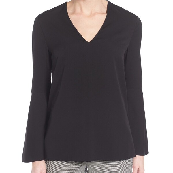 Classiques Entier Women's Medium Bell Sleeve V-Neck Blouse
