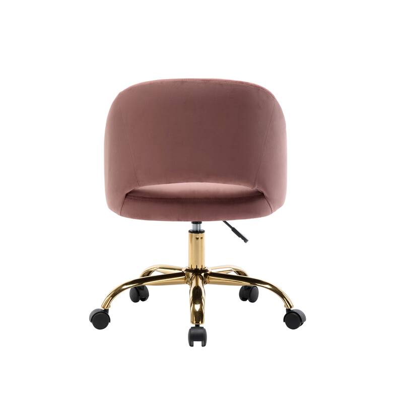 Porthos Home Naiko Velvet Upholstery Swivel Office Chair