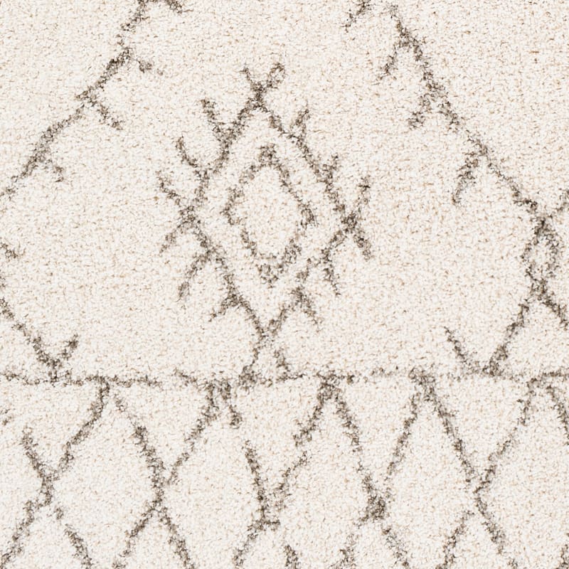 Amira Ivory Moroccan Shag Area Rug (7'10" x 10'3") - 7'10" x 10'3"