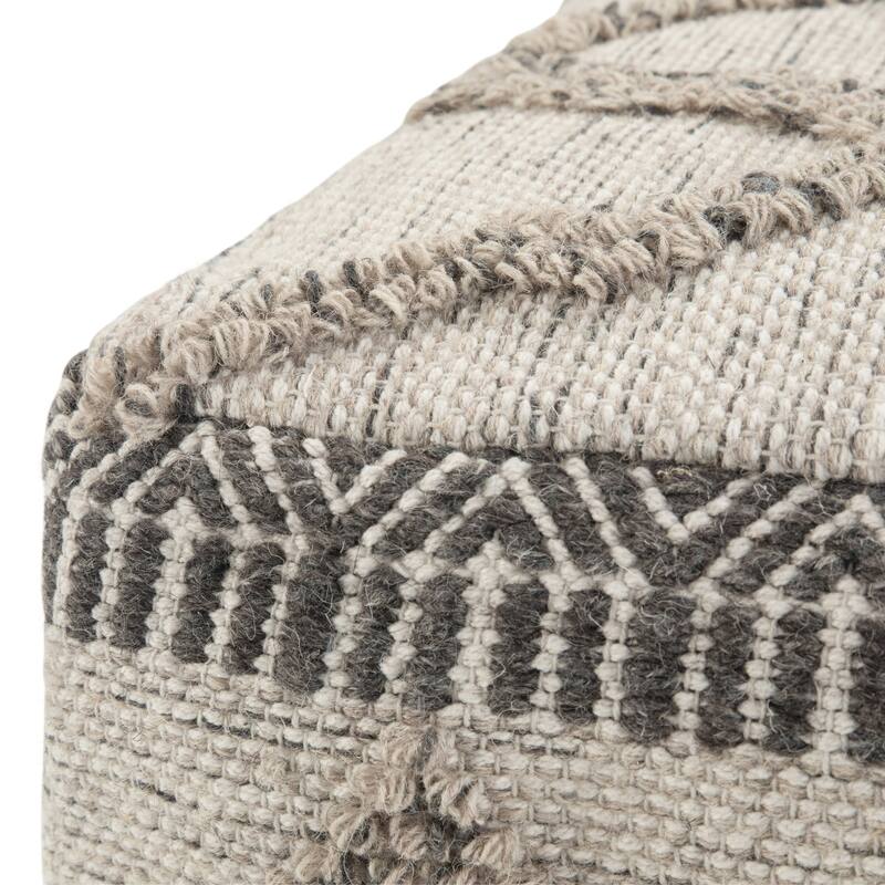 WYNDENHALL Tasneem Boho Square Pouf