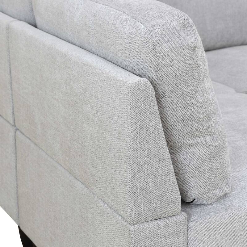 Convertible Modular Sofa Bed with Ergonomic Recline and Space-Saving Design