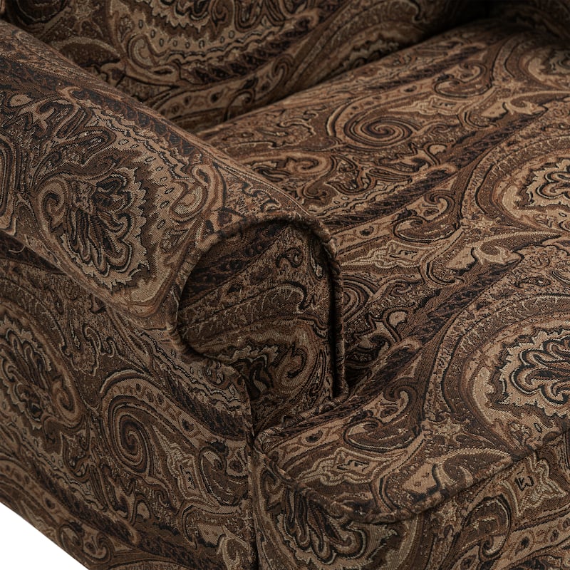2 Set Traditional Wingback Accent Chairs Upholstered Armchair