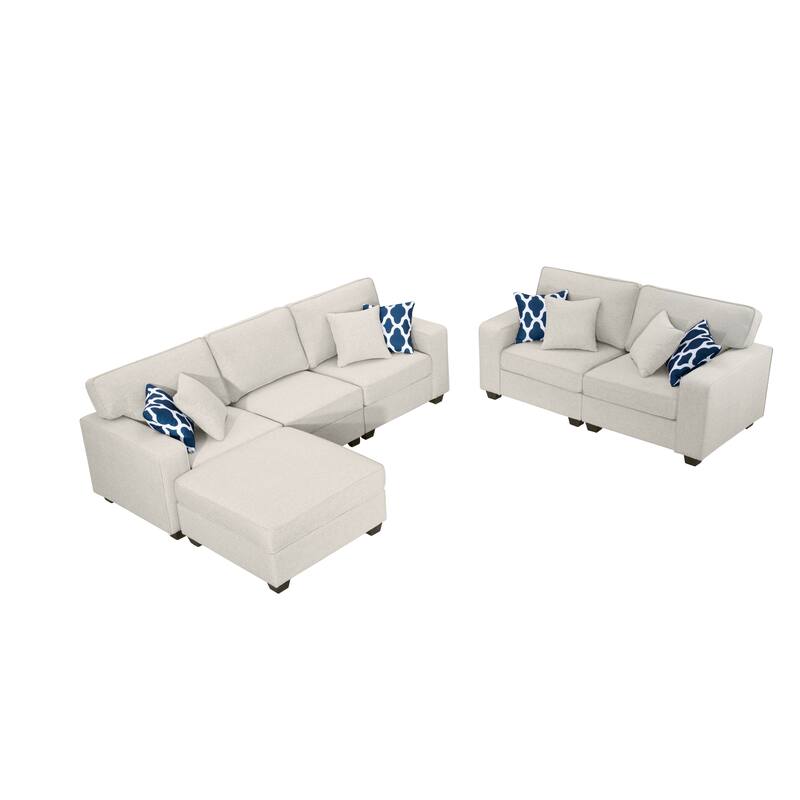 Flexible Combination Modular Sectional Sofa Living Room Set