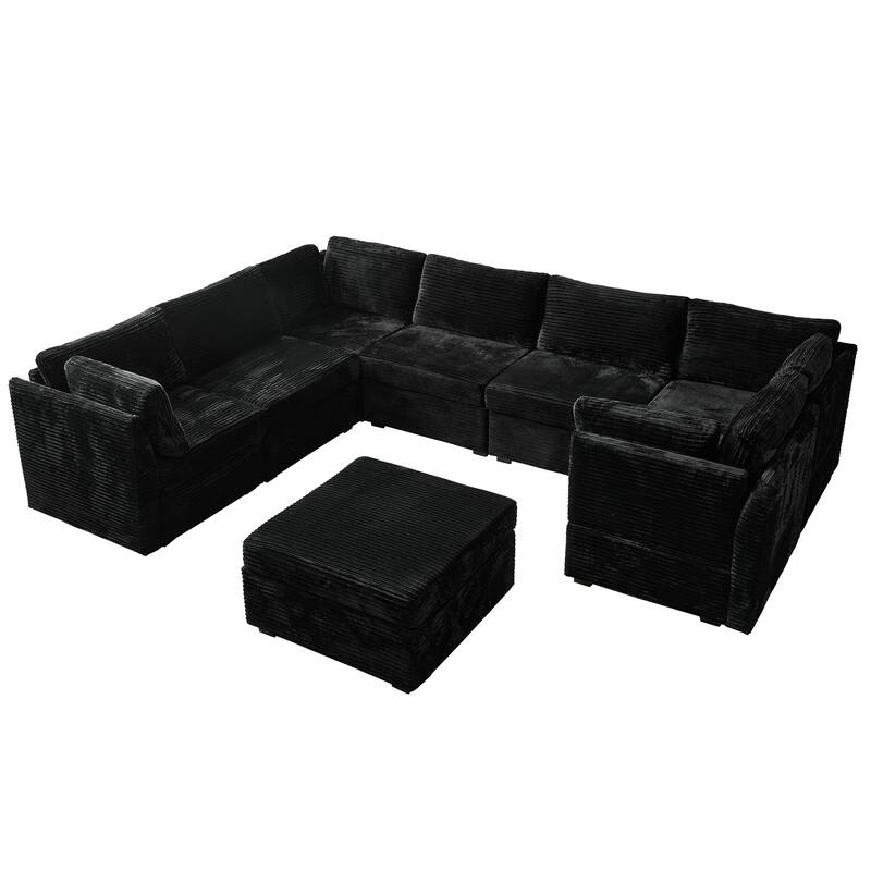 OVIOS Elegant L-Shaped Sofa
