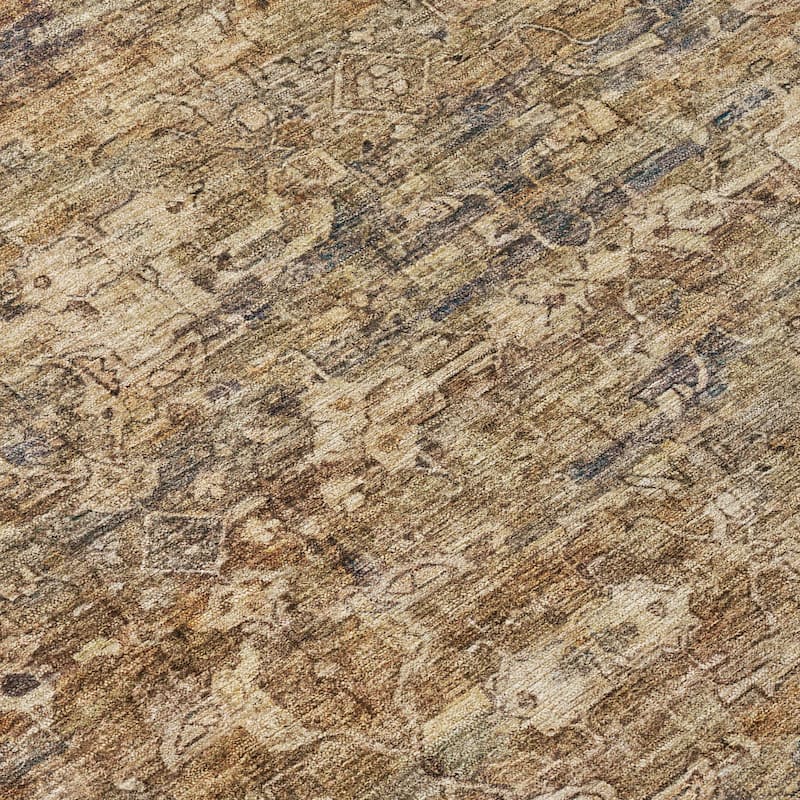 Machine Washable Indoor/ Outdoor Traditional Harmony Chantille Rug