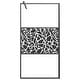 preview thumbnail 24 of 71, vidaXL Walk-in Shower Wall multi size Half Frosted ESG Glass Black