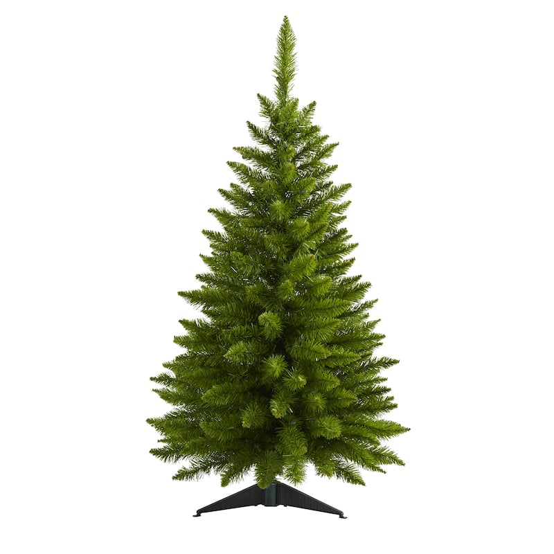 3’ Pre-Lit Providence Pine Artificial Christmas Tree, Clear LED Lights - 3 Foot