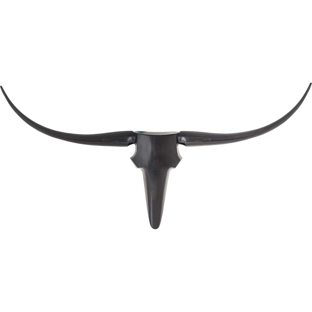 47.5" Bronze Animal Skull Wall Sculpture