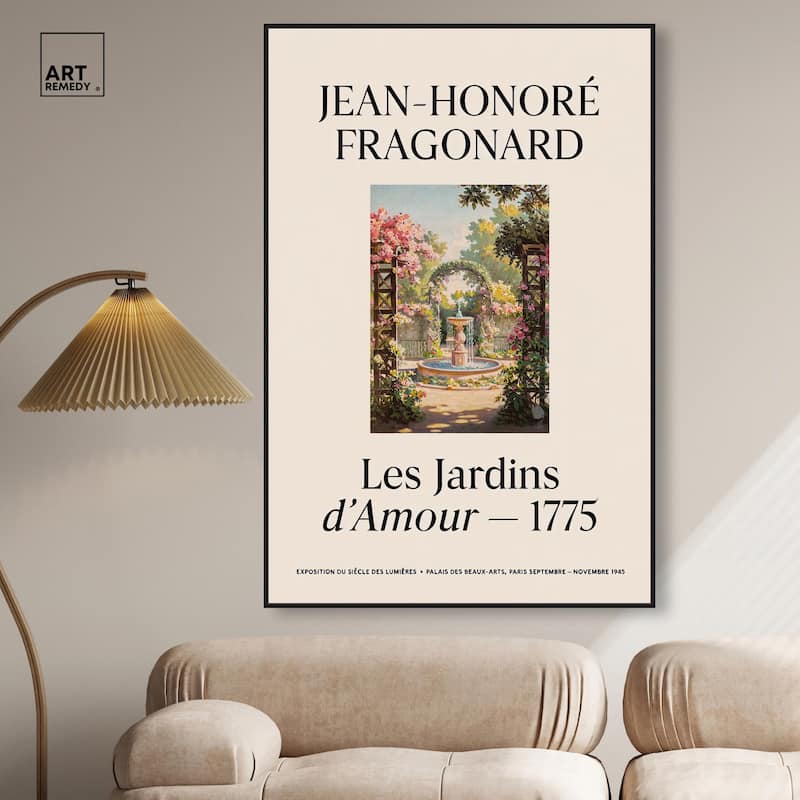 Romantic Gardens Canvas by Art Remedy