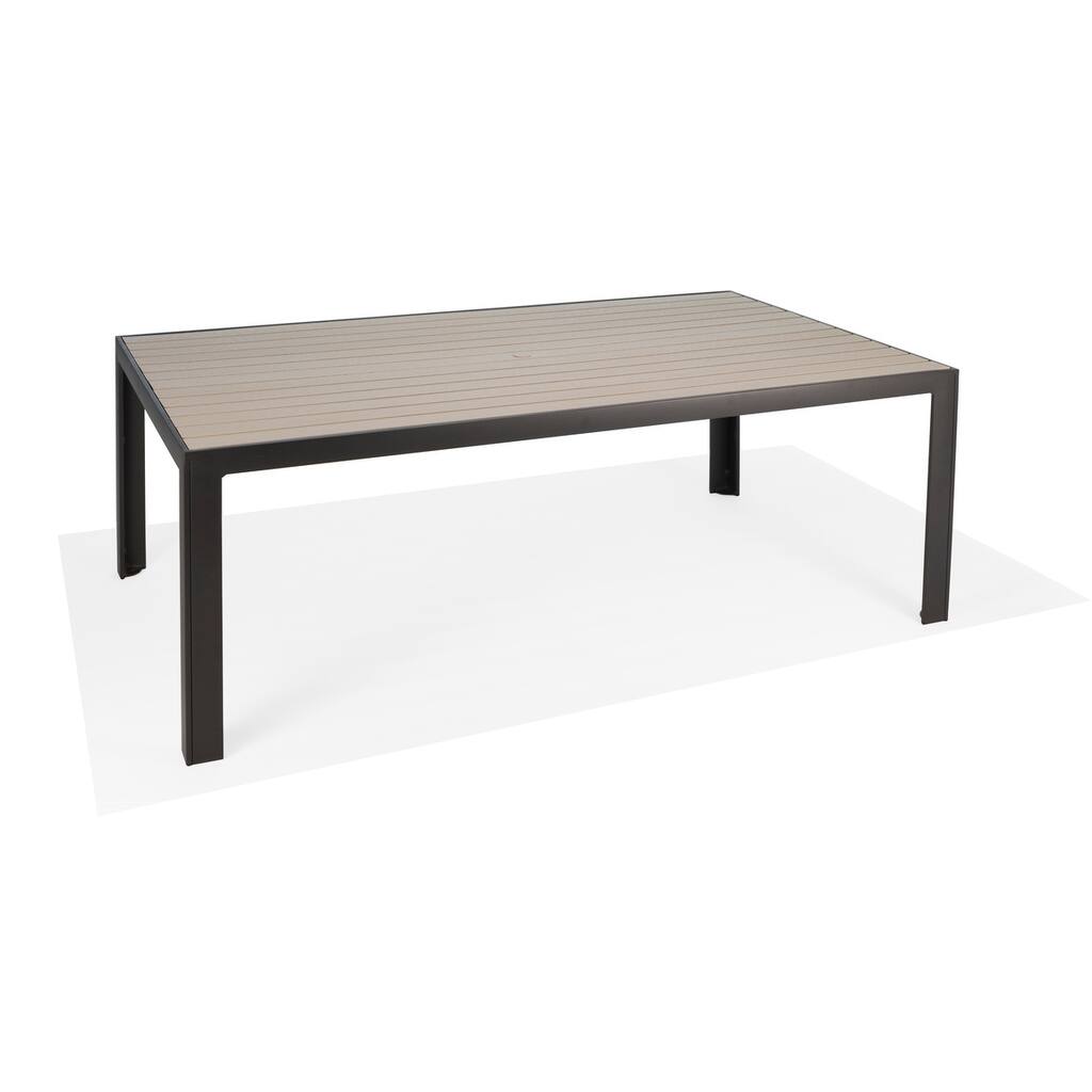 Hamilton 42" x 74" Dining Table (HDPE) w/umb hole - N/A
