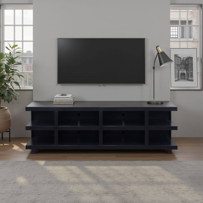 Bridgevine Home Laurel Canyon 85 inch TV Stand for TVs up to 95 inches, No Assembly Required - Clove
