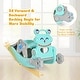 preview thumbnail 9 of 17, 4-in-1 Rocking Horse and Slide Set for Kids - 41.5”x28” x 22.5” (L x W x H)