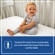 preview thumbnail 8 of 7, Sealy Waterproof Fitted Crib Toddler Mattress Pad Cover (Pack of 2) - White