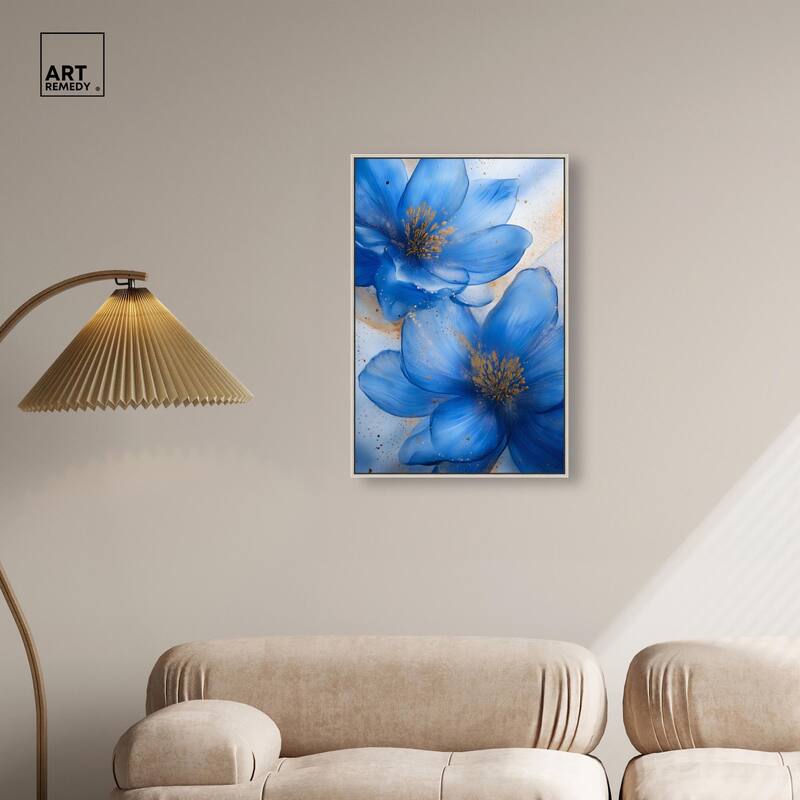 Twilight Teal Tint II Canvas by Art Remedy