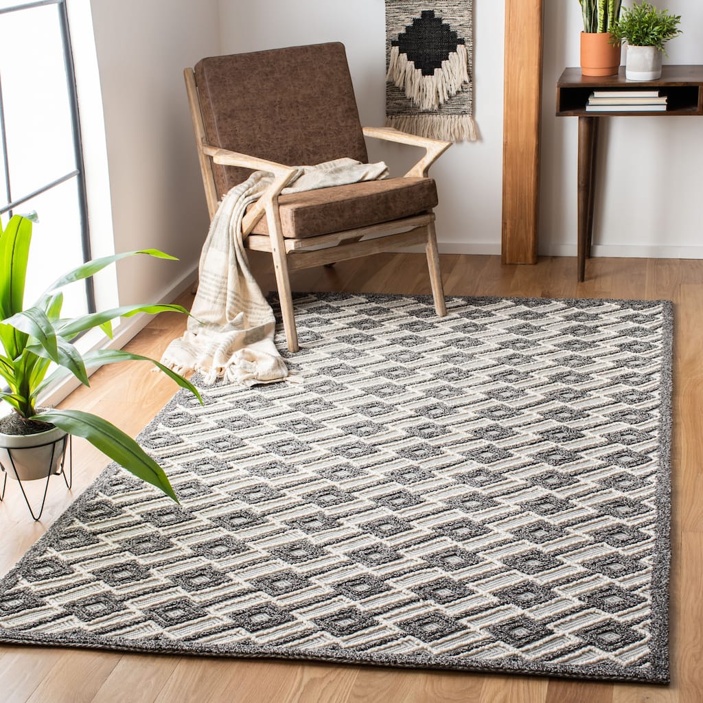 SAFAVIEH Handmade Trace Rocio Wool/ Viscose Rug