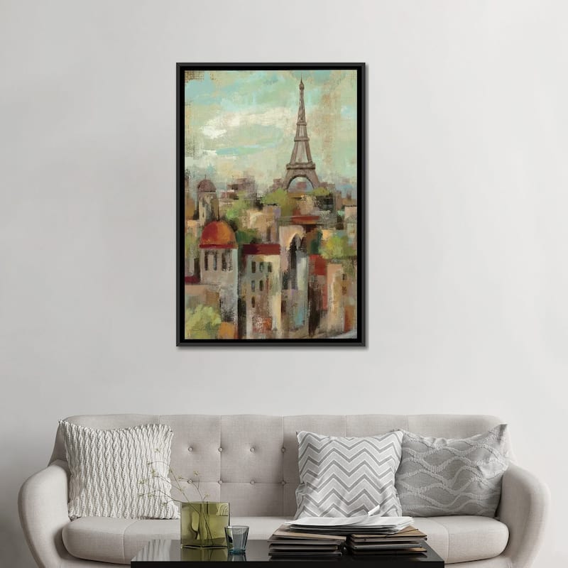 iCanvas "Spring in Paris II " by Silvia Vassileva Framed Canvas Print