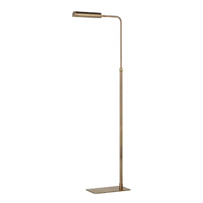 Kane 44.5" Height Floor Lamp, Yellow - 18 x 44.5-59.5(Adjustabale) x 7