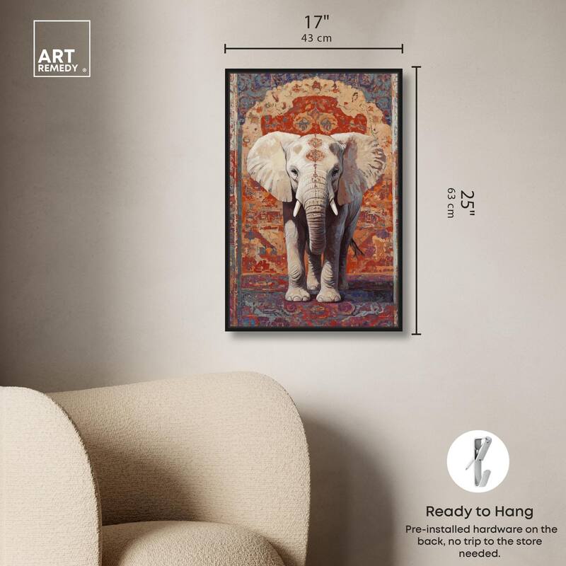 Elephant Archway Canvas by Art Remedy