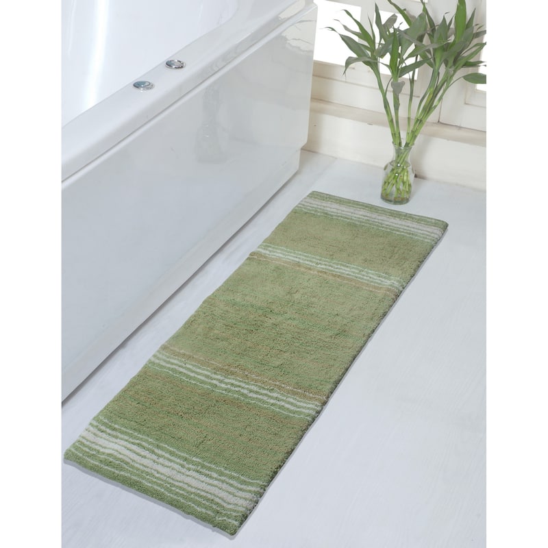 Gradiation Collection Absorbent Cotton Machine Washable Runner Rug