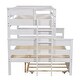 preview thumbnail 15 of 24, Wood Twin over Full Bunk Bed with Twin Size Trundle