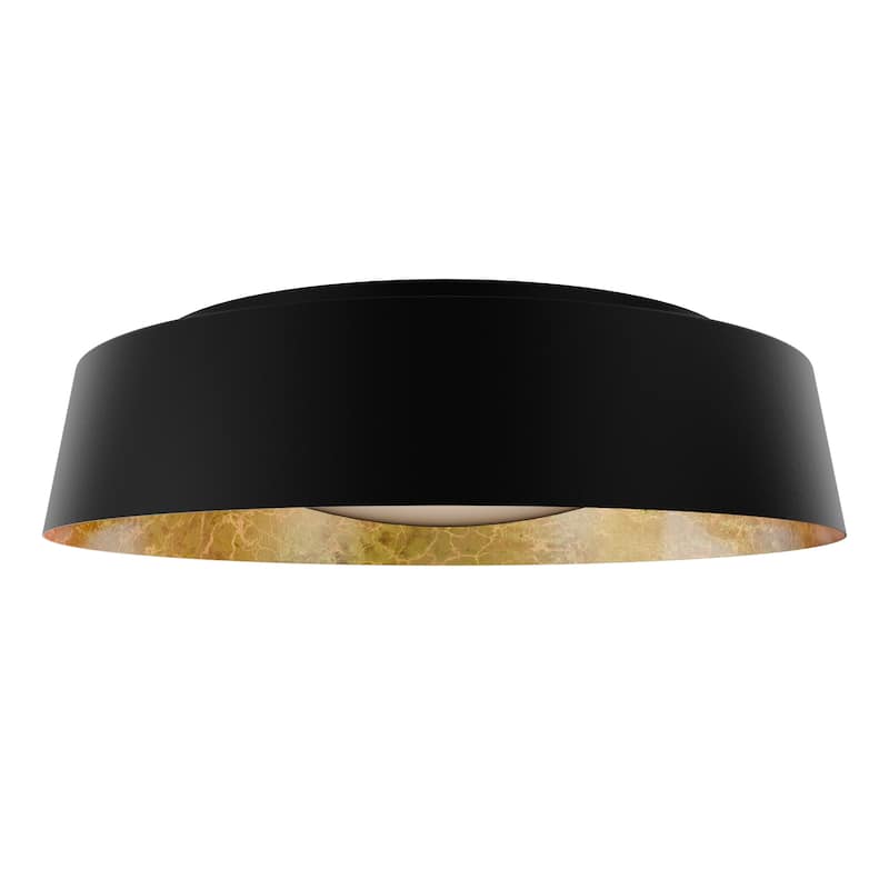 Gilt 18in LED Flush Mount 3000K in Bronze Gold Leaf
