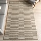 preview thumbnail 1 of 7, Nuloom Tanaia Contemporary Striped Area Rug 4' x 6'