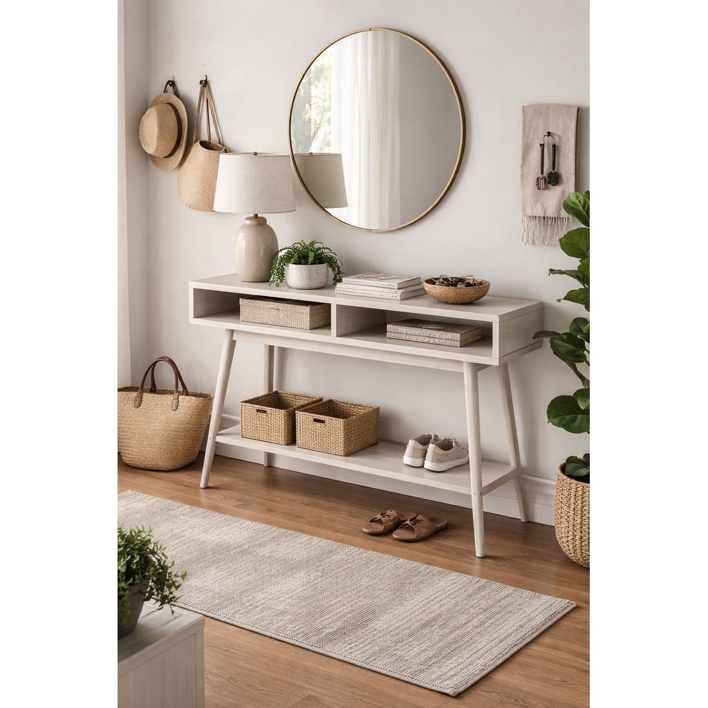 Cambria Rectangular Wood Console Table