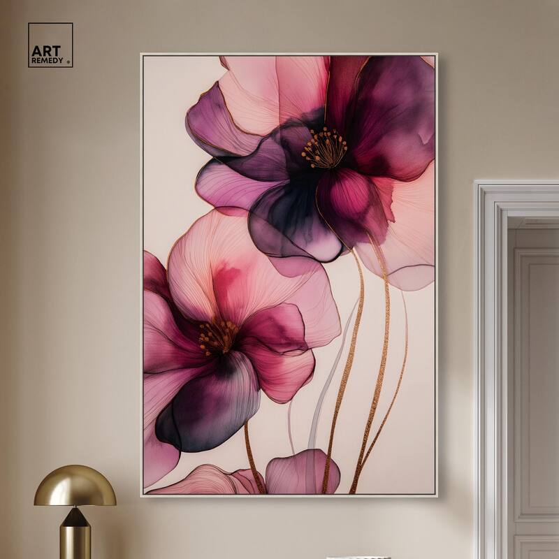 Velvet Verse III Canvas by Art Remedy