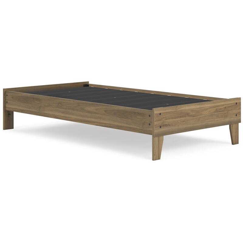 Signature Design by Ashley Deanlow Brown Platform Panel Bed