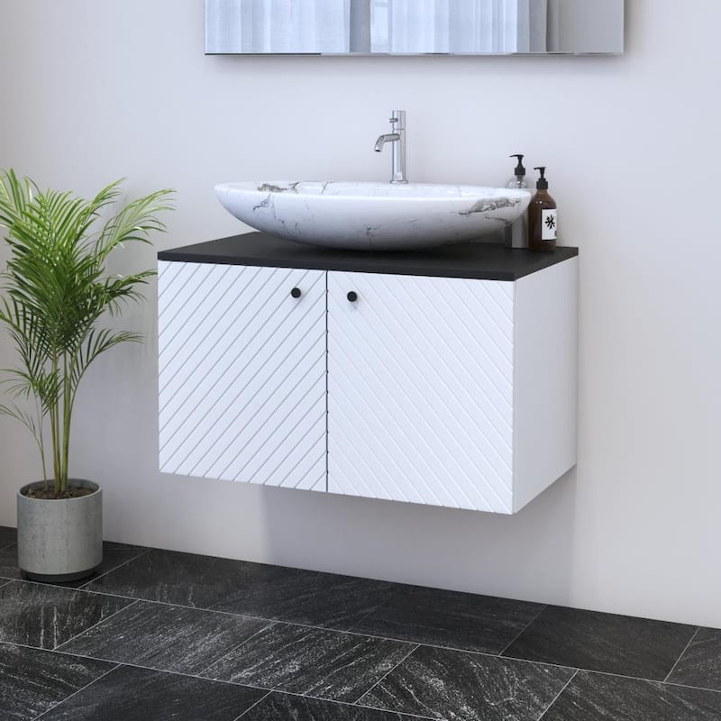 Avela 2D 80 Floating Bathroom Vanity (32" Width)