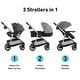 preview thumbnail 4 of 10, Graco Modes Pramette 3-in-1 Travel System, Lilac Mod