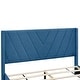 preview thumbnail 19 of 18, Merax Queen Size Linen Upholstered Platform Bed with 3 Drawers