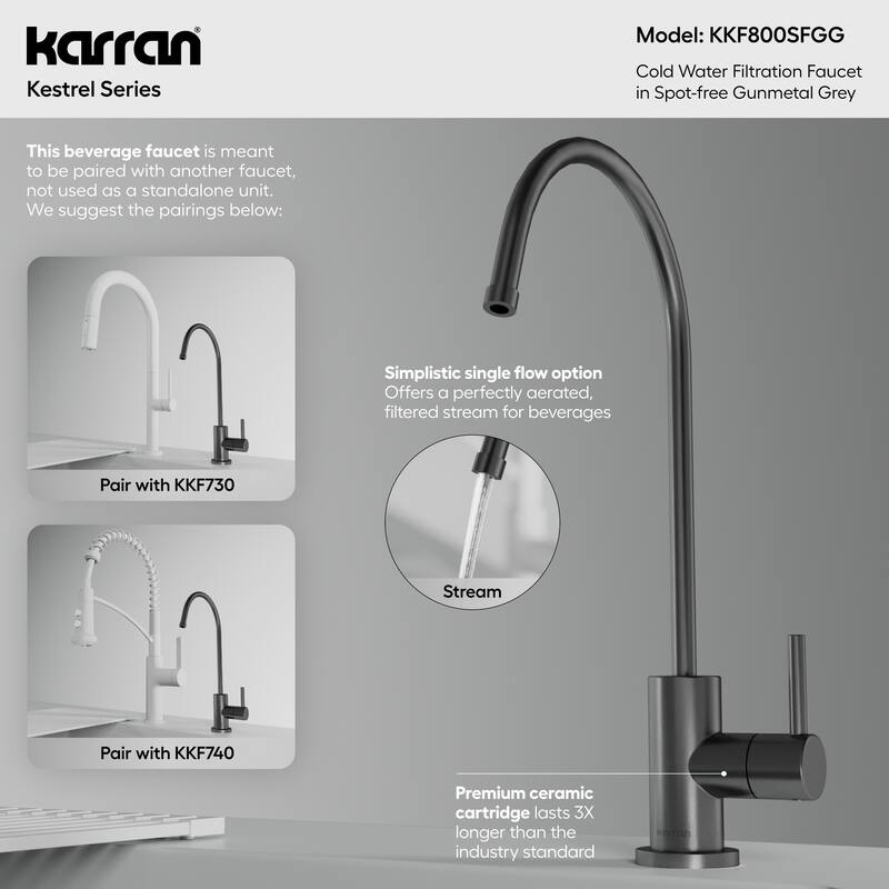 Karran Kestrel Single Handle Beverage Faucet