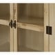 preview thumbnail 29 of 31, The Beach House Design Accent Cabinet w/ Glass Doors