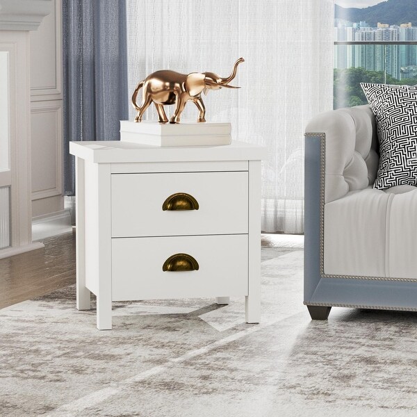 Bed bath and beyond hot sale white nightstand