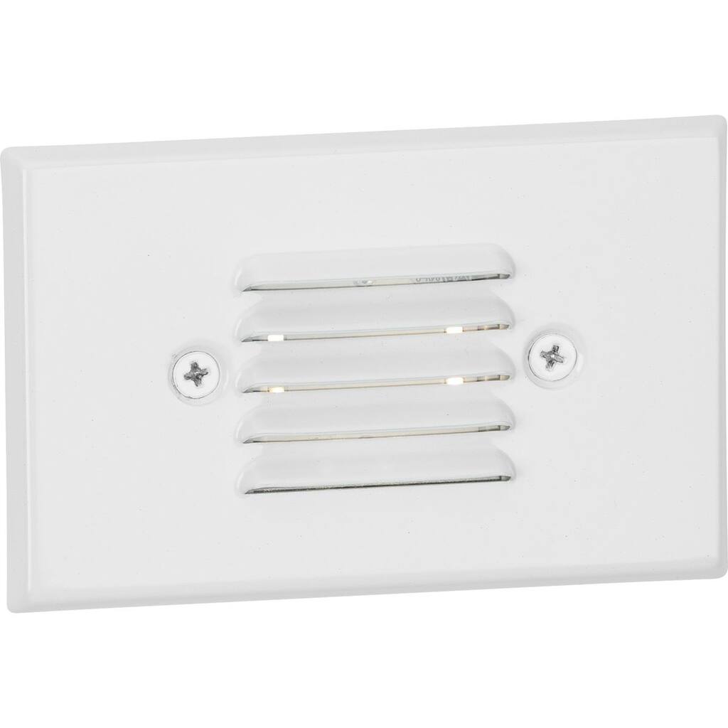4.5-Watt 3000K Satin White Integrated LED Wall or Step Light - Small