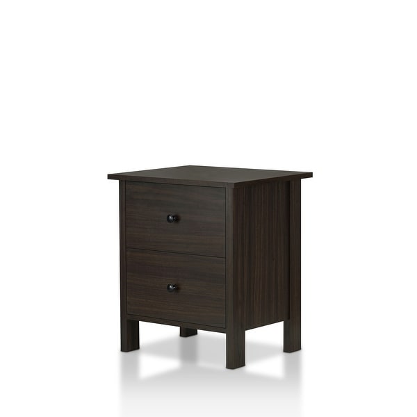 Furniture of America Marcello Wood Contemporary Nightstand