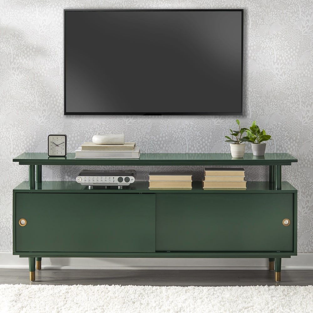 Simple Living Margo Mid-Century Modern Wood TV Stand