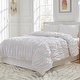 preview thumbnail 1 of 2, Lullaby Bedding Tiny Hearts Ruffled Cotton Duvet Set