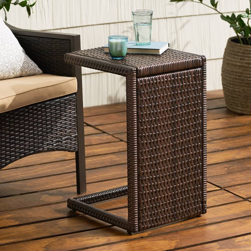 BUCHAREST END table - Brown