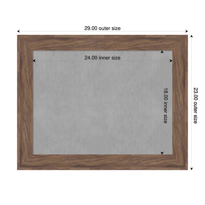 Amanti Art Pia Medium Brown Framed - 29 x 23 in