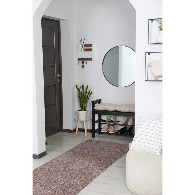 High-Quality Outdoor/Indoor Carpet Runner Rug with Non-Slip PVC Backing 42'' wide