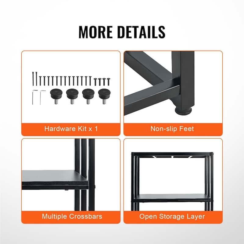 Aquarium Stand Reptile Tank Stand with Storage, Cabinet and Hardware Kit