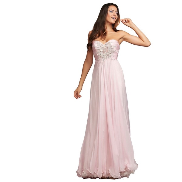 Mac Duggal Womens Formal Dress Jeweled Sweetheart